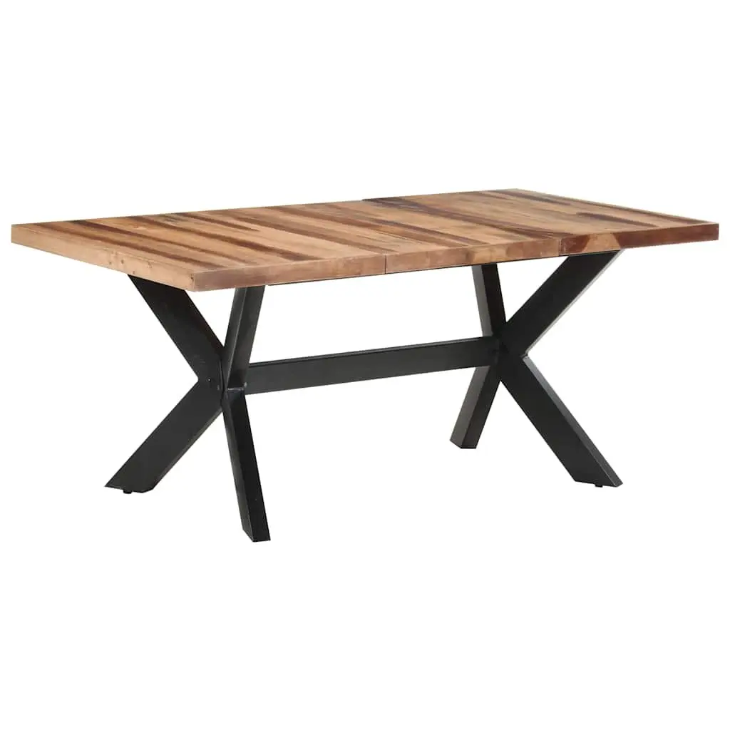 Industrial Style Dining Table 180x90x75 cm in Brown
