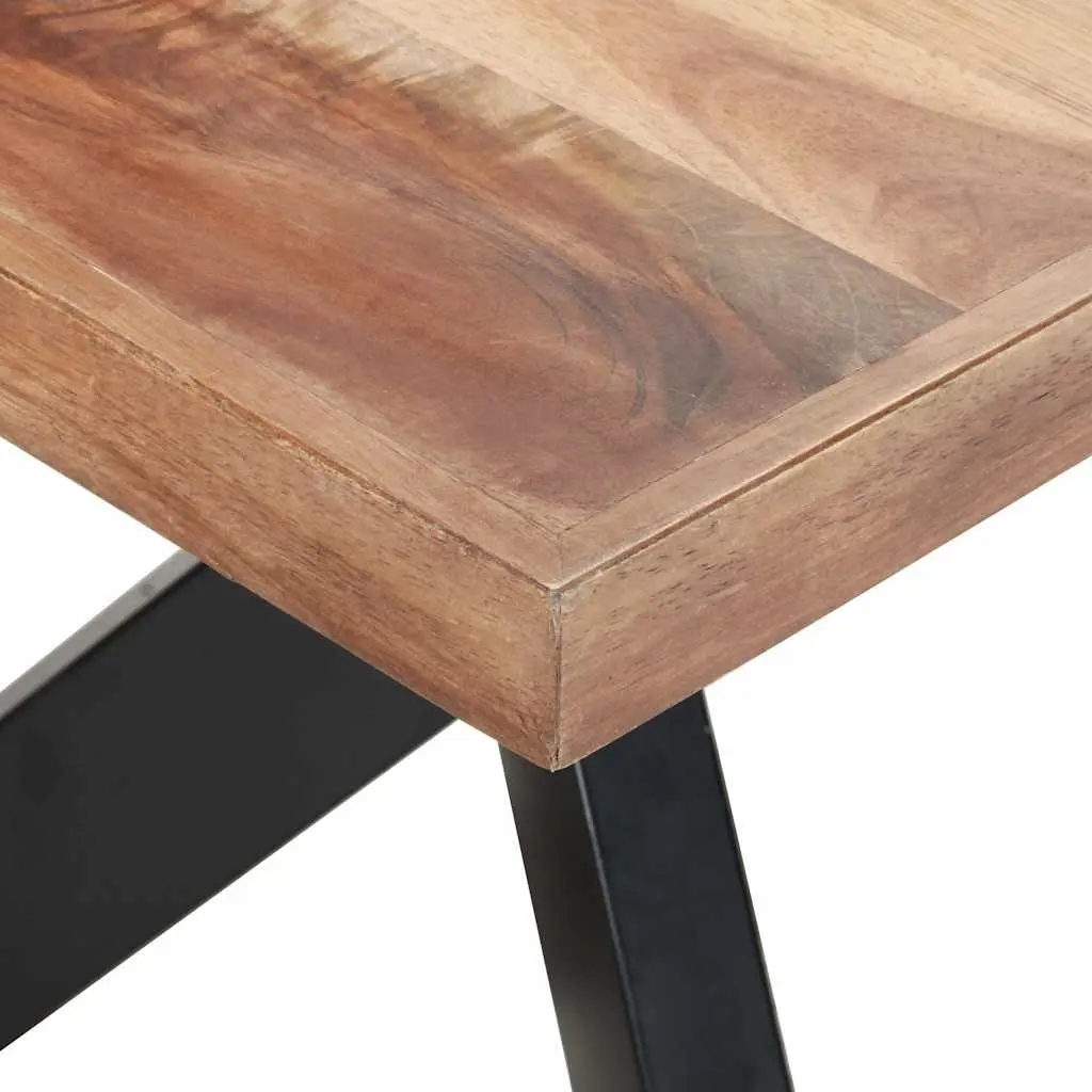Industrial Style Dining Table 180x90x75 cm in Brown