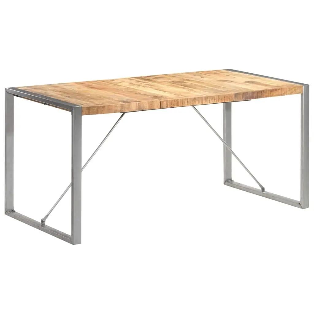 Solid Wood Dining Table 160x80x75 cm