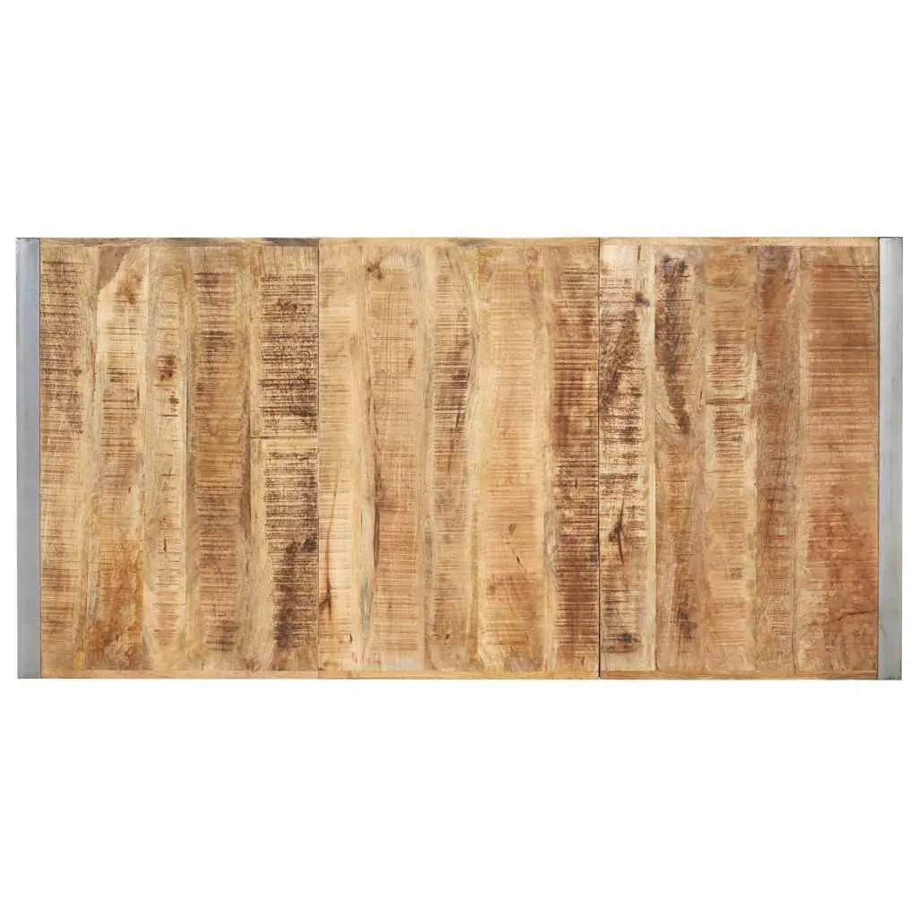 Solid Mango Wood Dining Table 180x90x75 cm Brown
