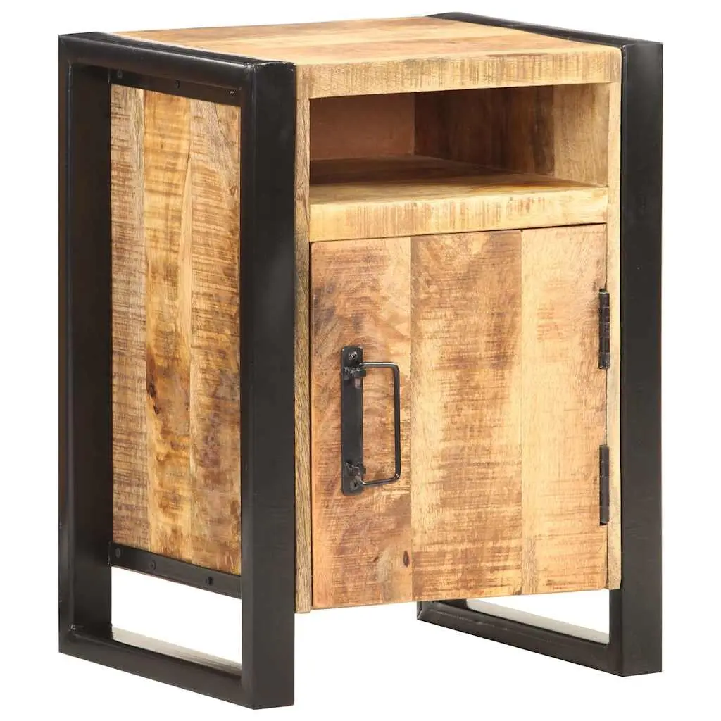 Solid Wood Mango Bedside Cabinet 40x35x55 cm