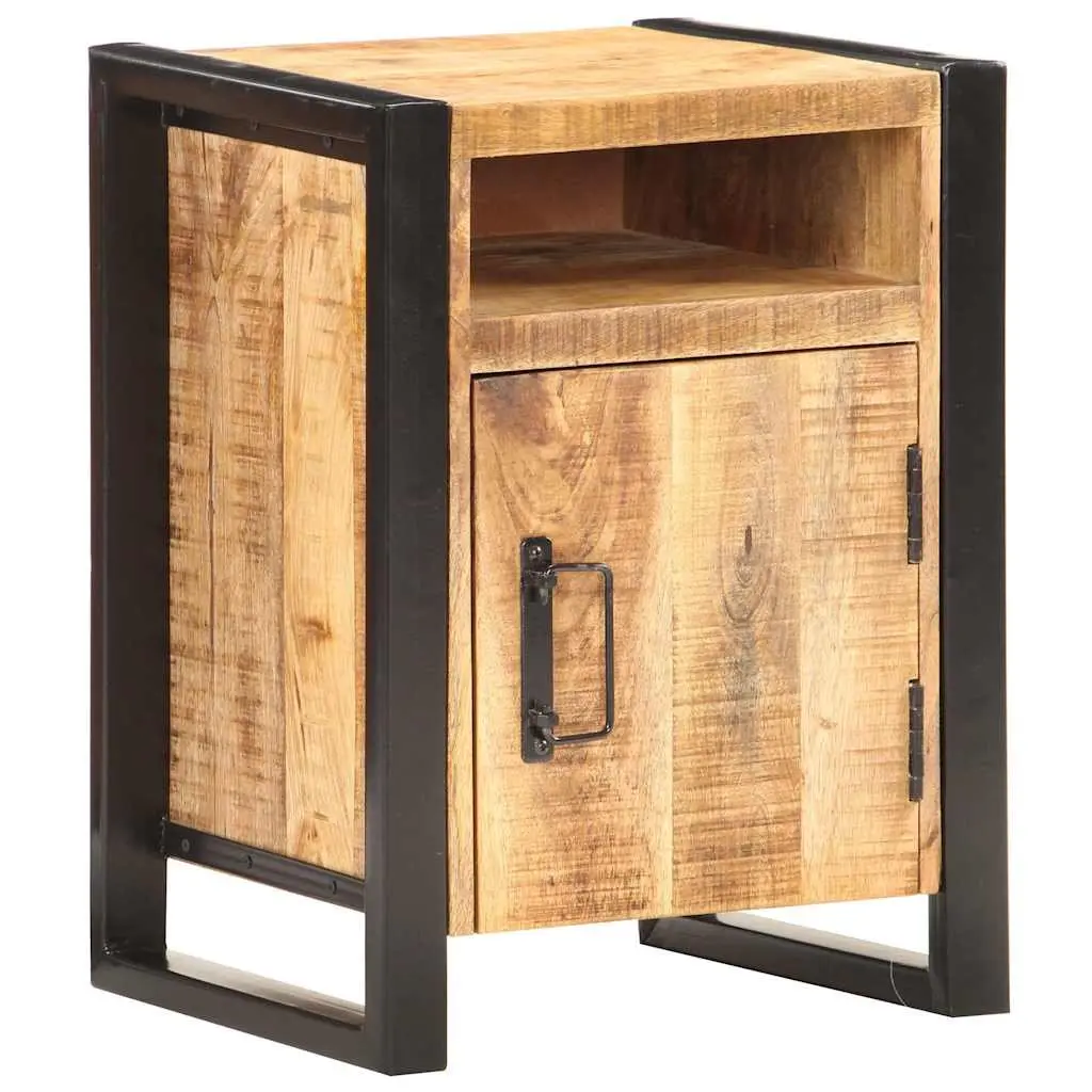 Solid Wood Mango Bedside Cabinet 40x35x55 cm