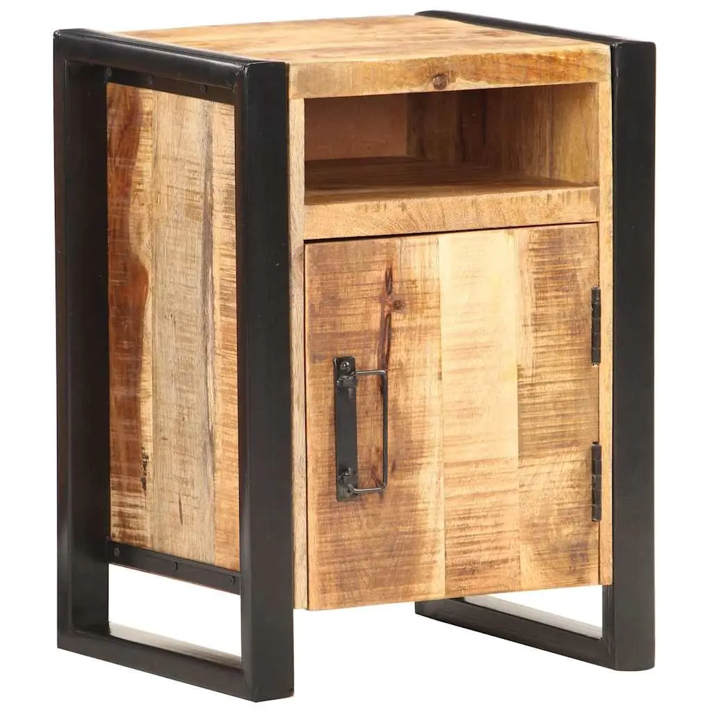 Solid Wood Mango Bedside Cabinet 40x35x55 cm