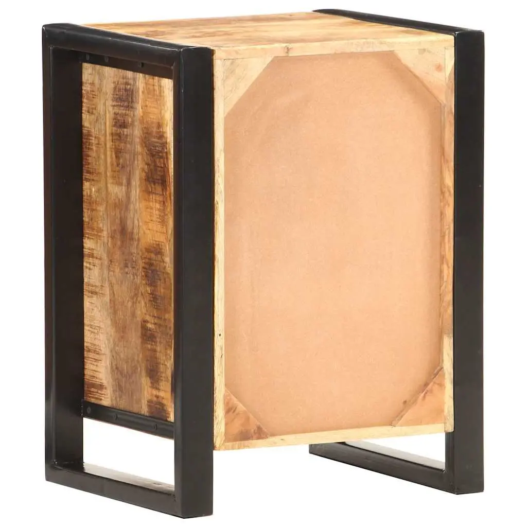 Solid Wood Mango Bedside Cabinet 40x35x55 cm