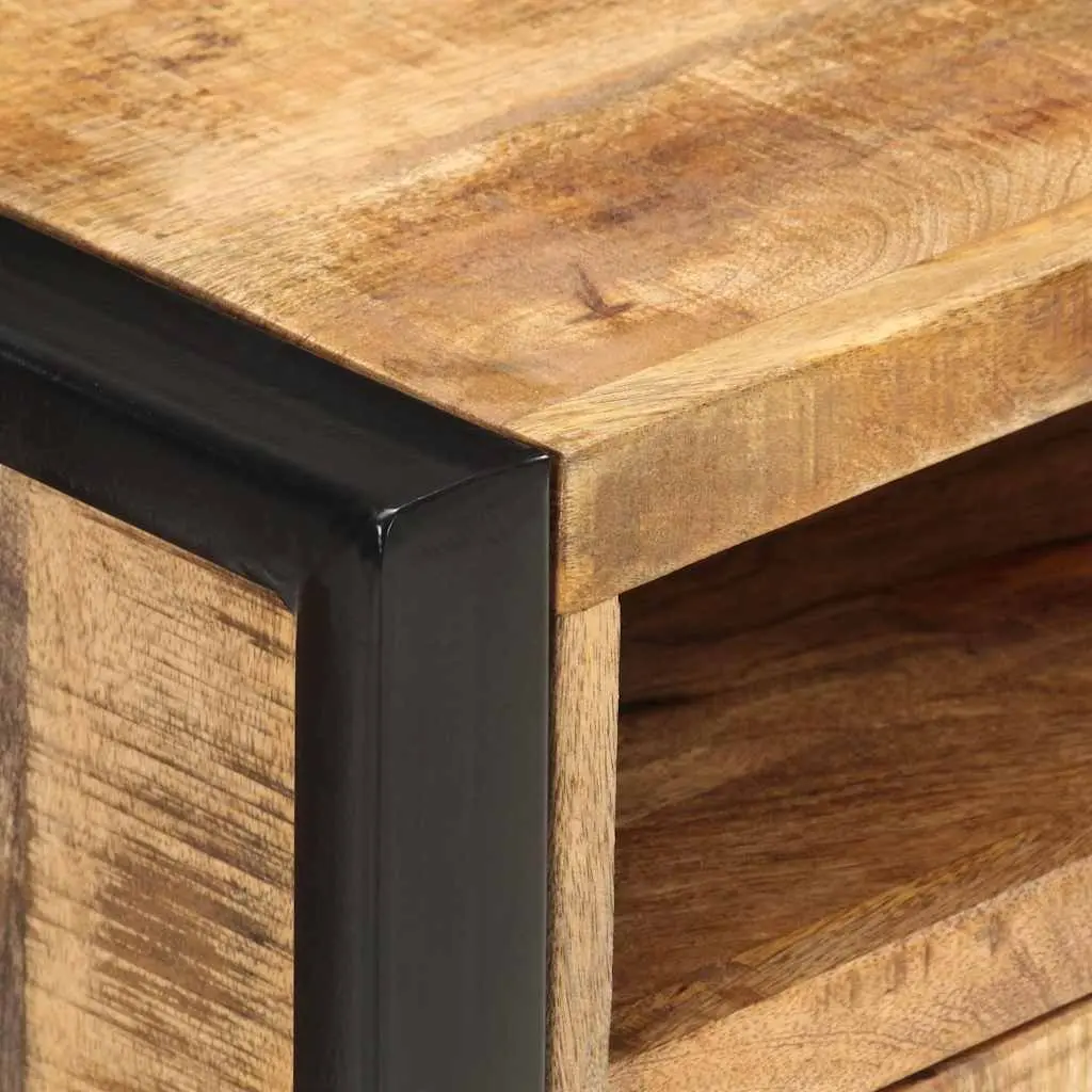 Solid Wood Mango Bedside Cabinet 40x35x55 cm