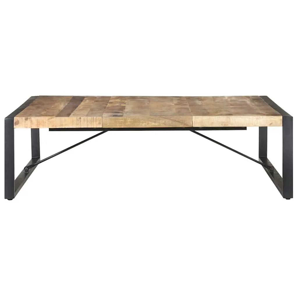 Industrial Style Solid Wood Coffee Table 140x140x40cm