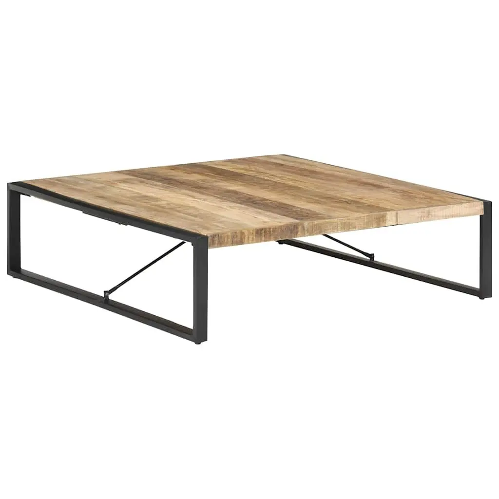 Industrial Style Solid Wood Coffee Table 140x140x40cm