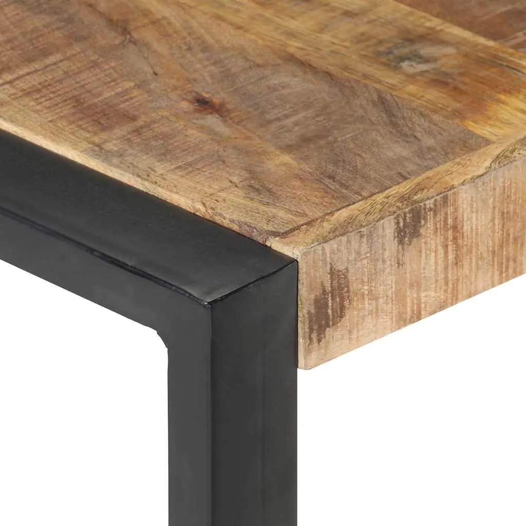 Industrial Style Solid Wood Coffee Table 140x140x40cm