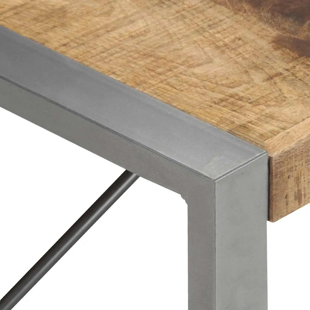 Industrial Style Brown Coffee Table 140x70x40cm