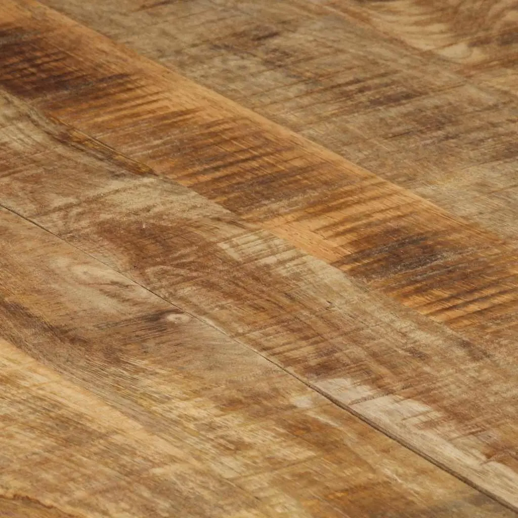 Solid Mango Wood Industrial Coffee Table 180x90x40 cm