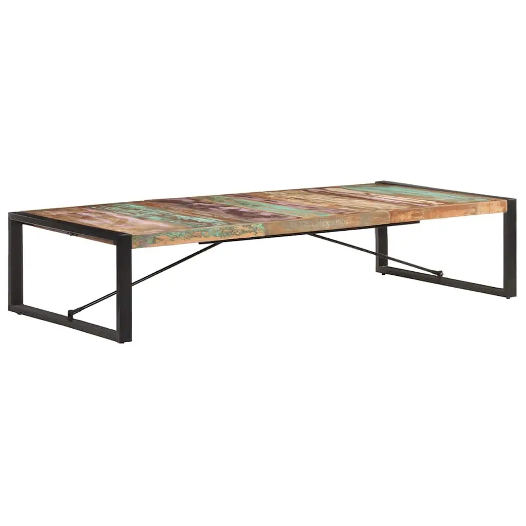 Solid Reclaimed Wood Coffee Table 180x90x40 cm Industrial Style
