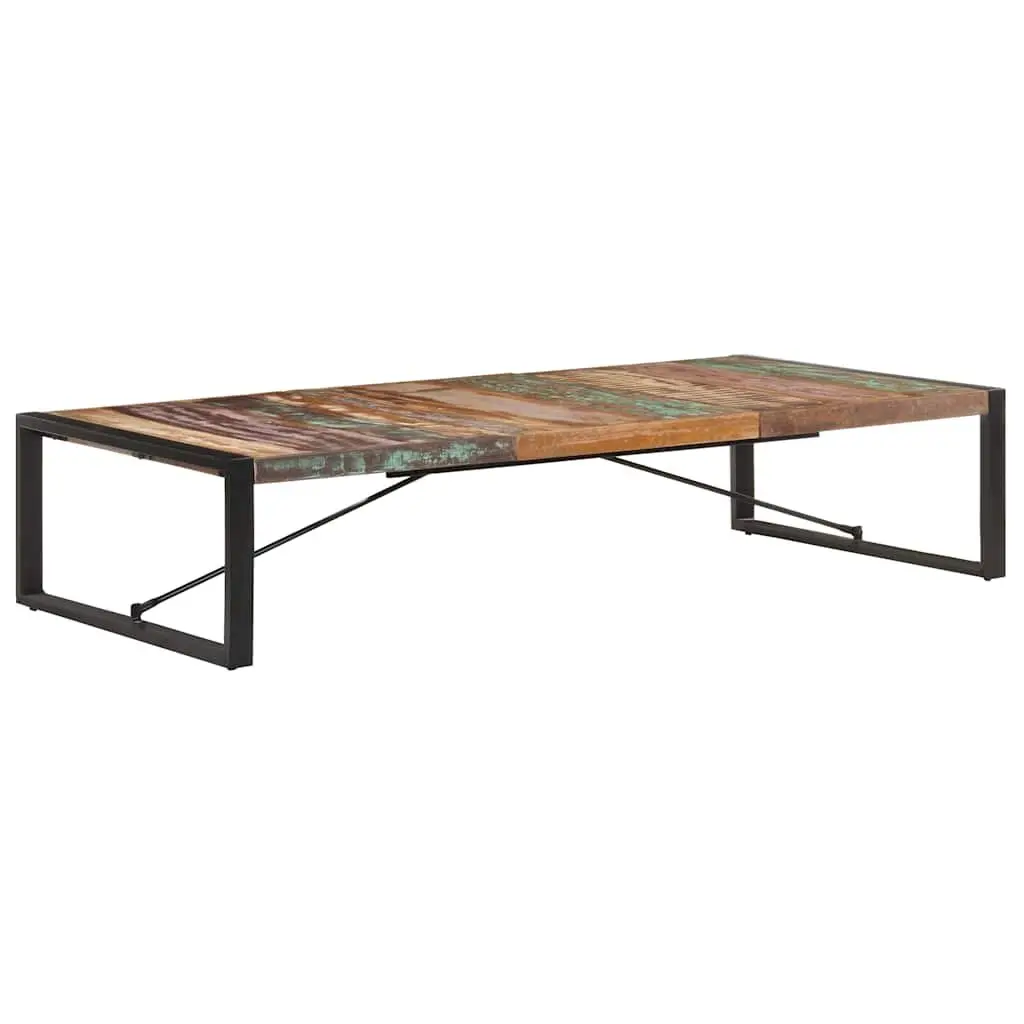 Solid Reclaimed Wood Coffee Table 180x90x40 cm Industrial Style