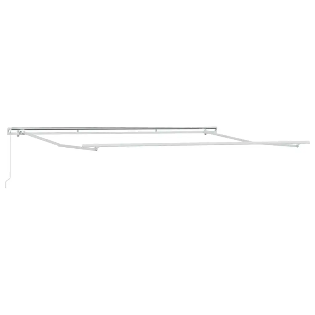Retractable Awning Aluminium 400x300cm Anthracite White