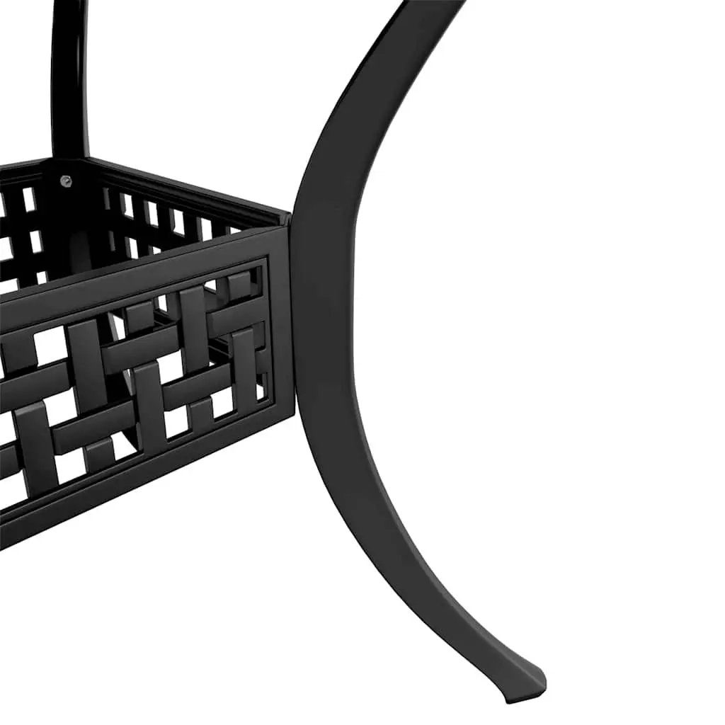 Black 3 Piece Bistro Set for Outdoors
