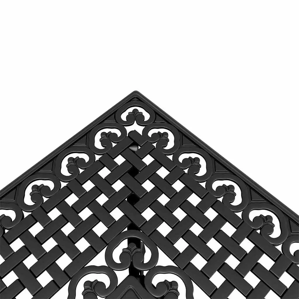 Black 3 Piece Bistro Set for Outdoors