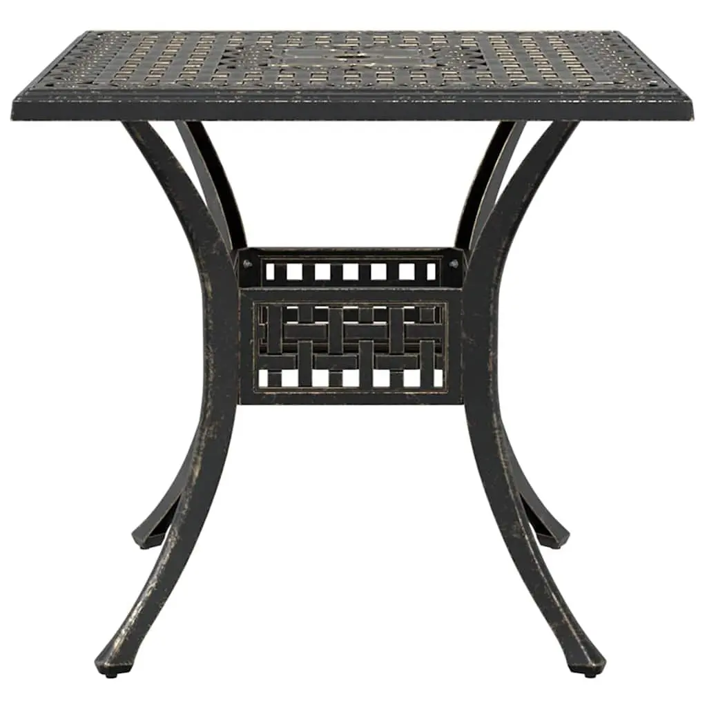 5 Piece Outdoor Garden Dining Set with Brown Finish