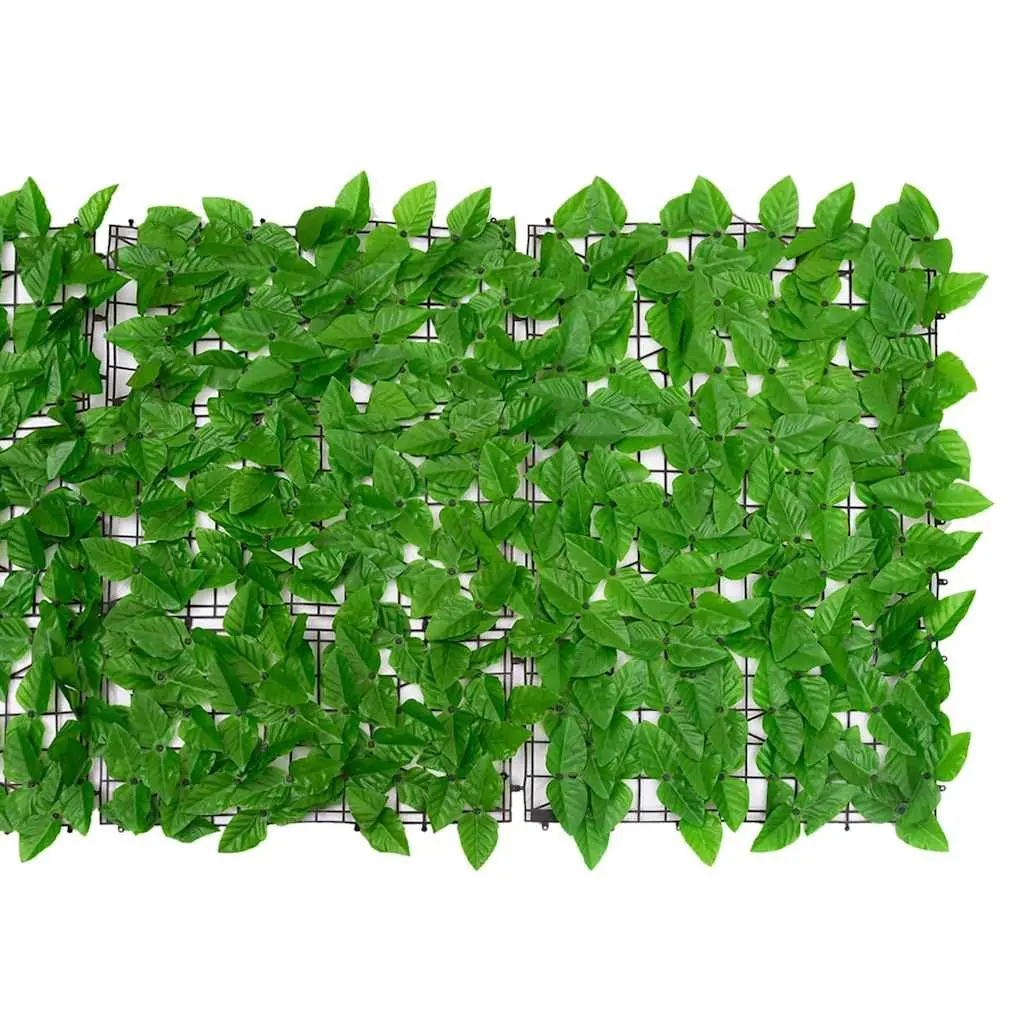 Privacy Screen Polyethene 600 x 75 cm Green Leaves
