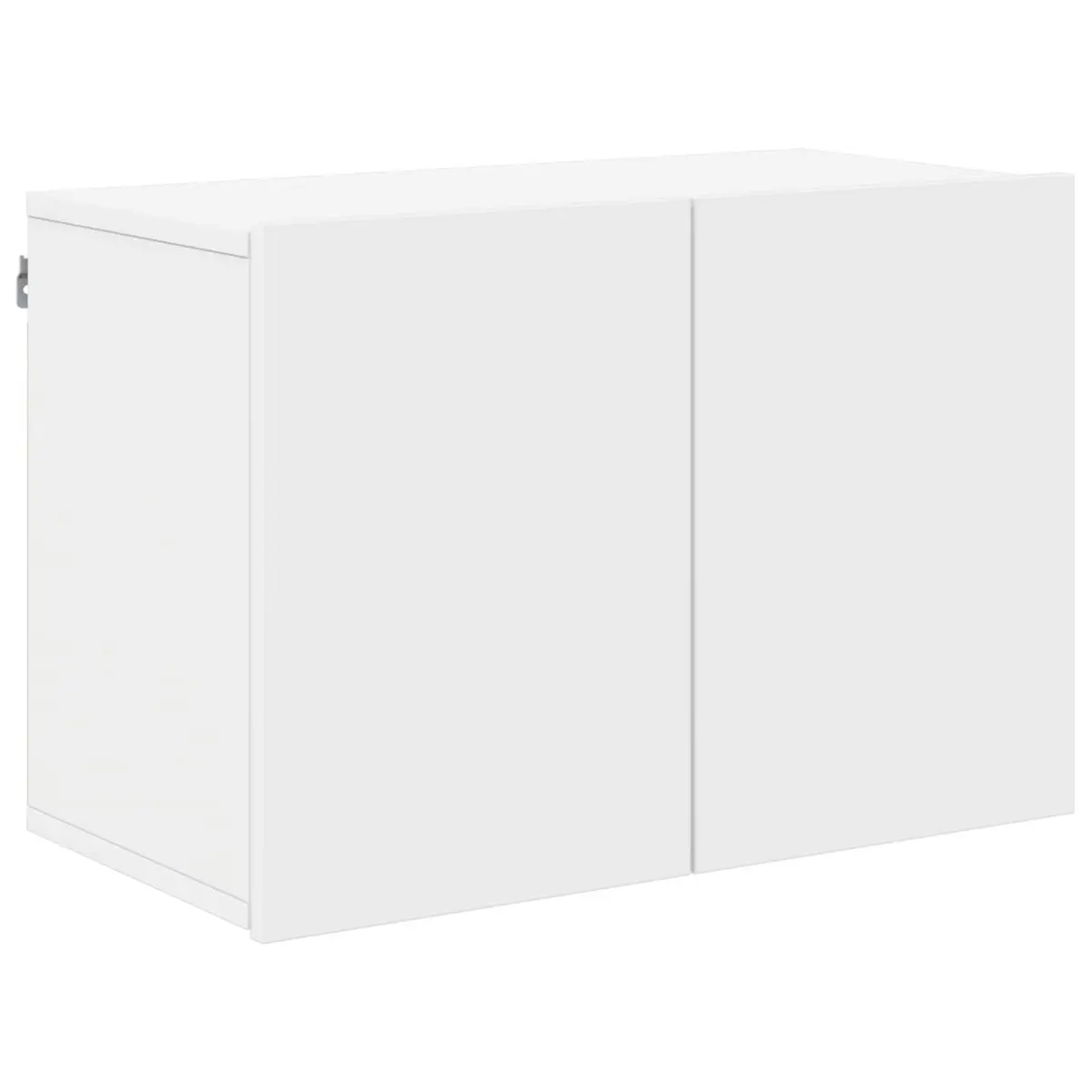 White Wall-Mounted 5 Piece TV Storage Unit