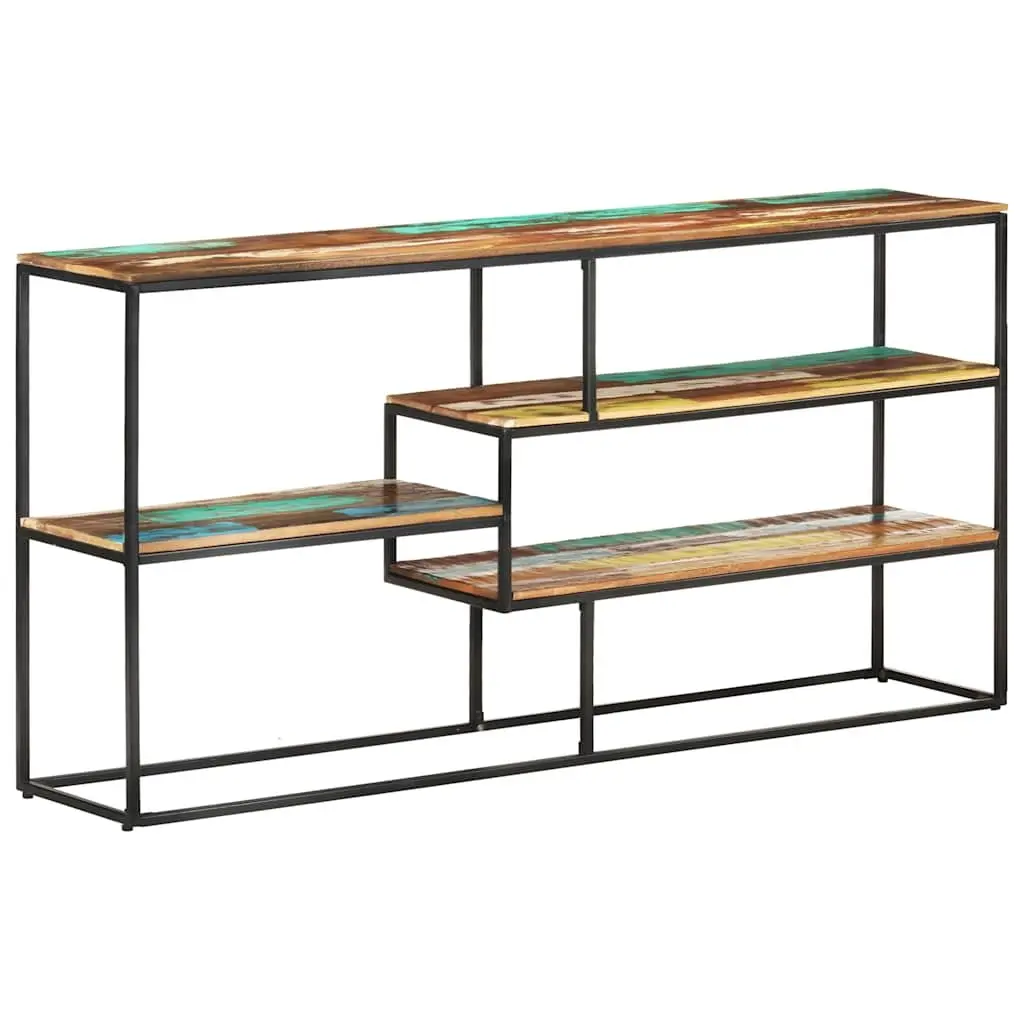 Sideboard Solid Reclaimed Wood 150x30x75 cm Brown Industrial Storage Cabinet