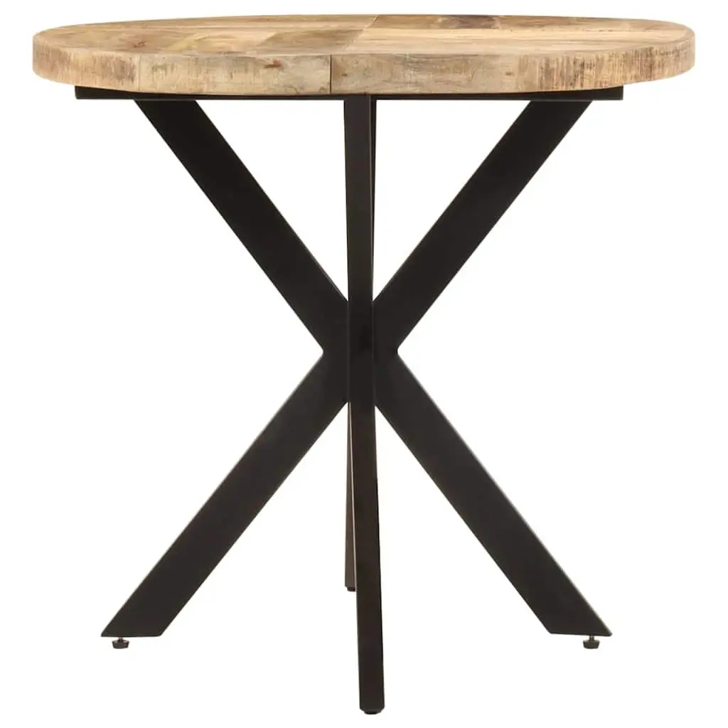 Brown Solid Mango Wood Dining Table 140x80x75 cm