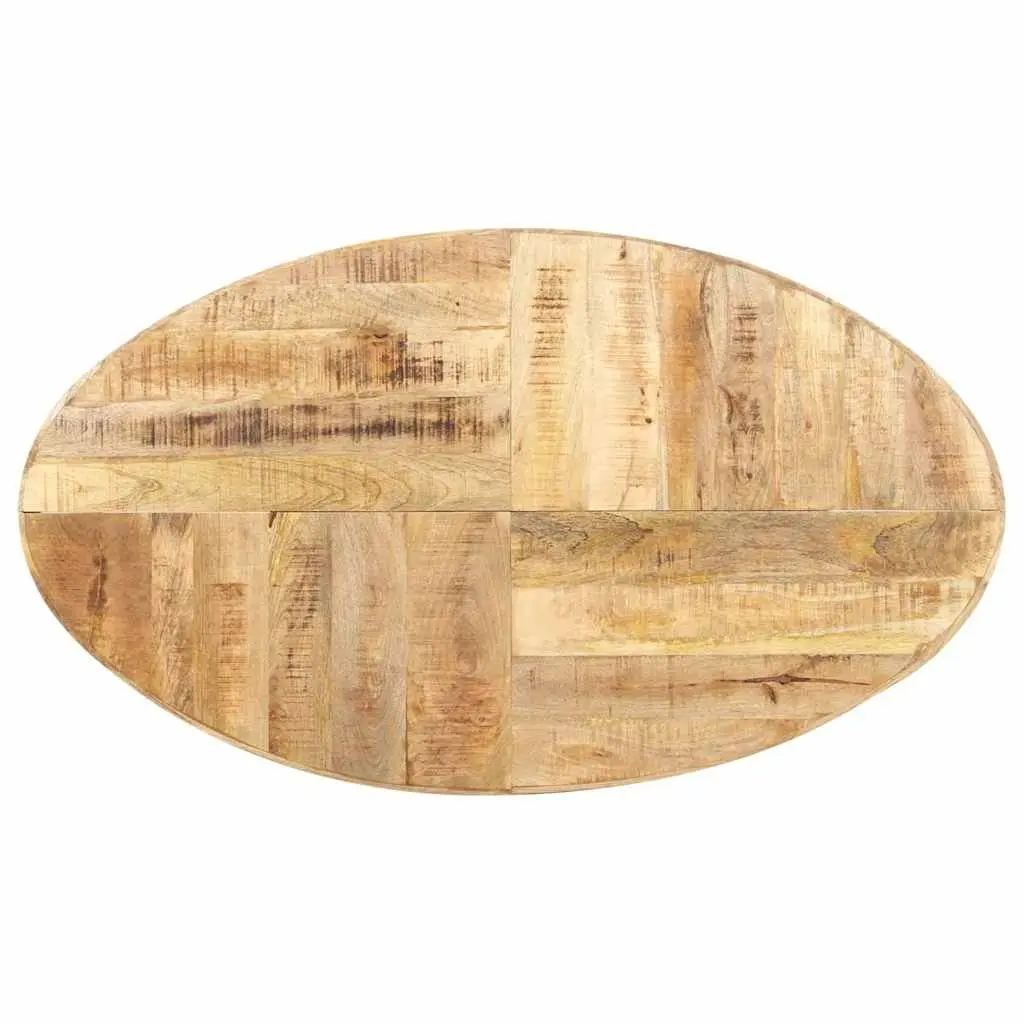 Brown Solid Mango Wood Dining Table 140x80x75 cm