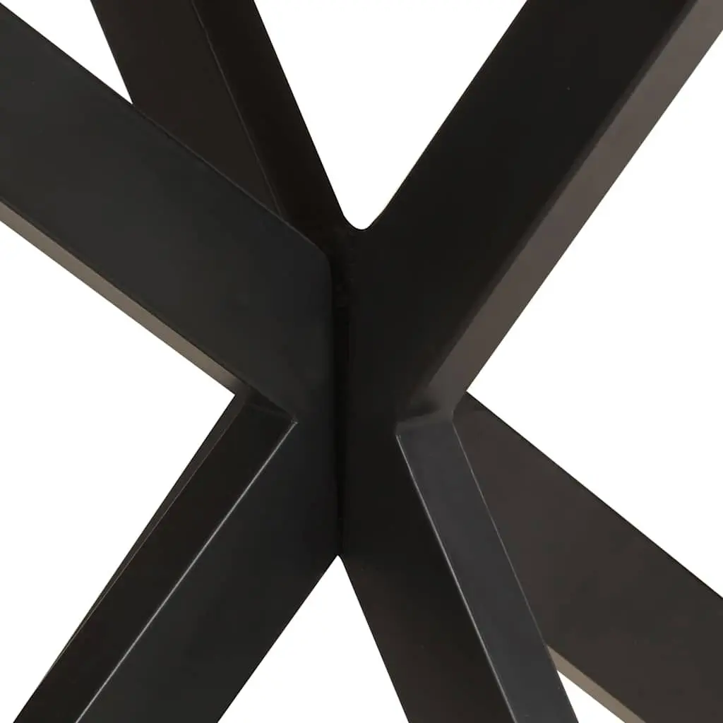 Brown Solid Mango Wood Dining Table 140x80x75 cm