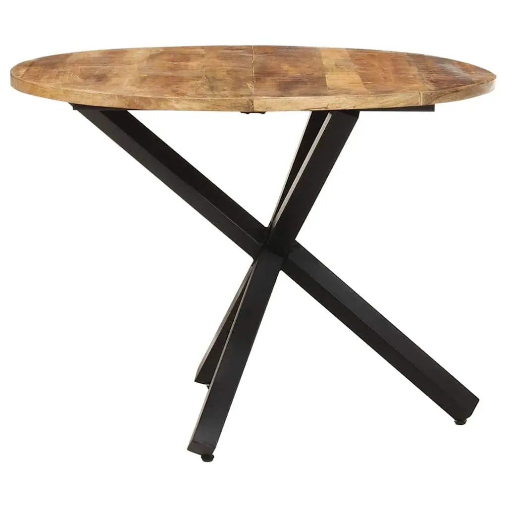 Round Dining Table 100x100x75cm in Brown