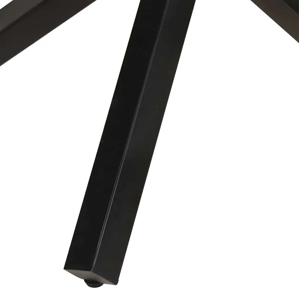 Round Dining Table 100x100x75cm in Brown