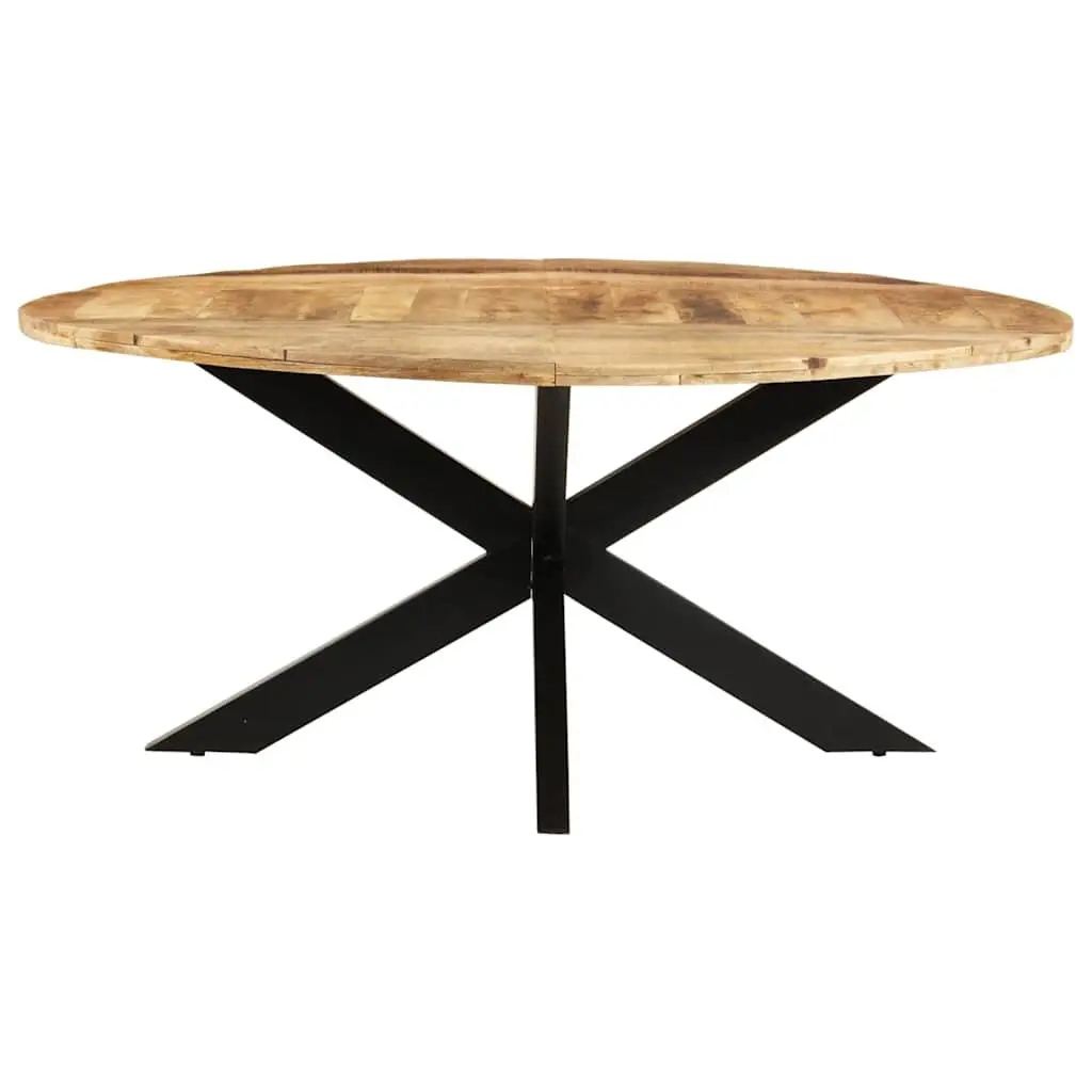 Round Dining Table 175cm in Brown Mango Wood