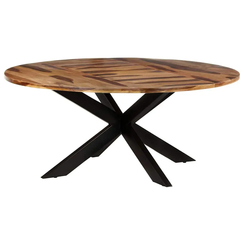 Round Dining Table 175cm in Acacia Wood