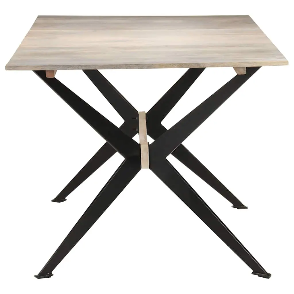 Brown Mango Wood Dining Table 180x90x76 cm
