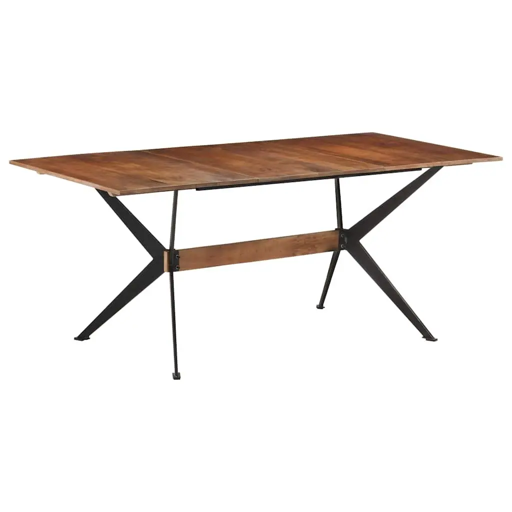 Solid Mango Wood Dining Table 180x90x76 cm