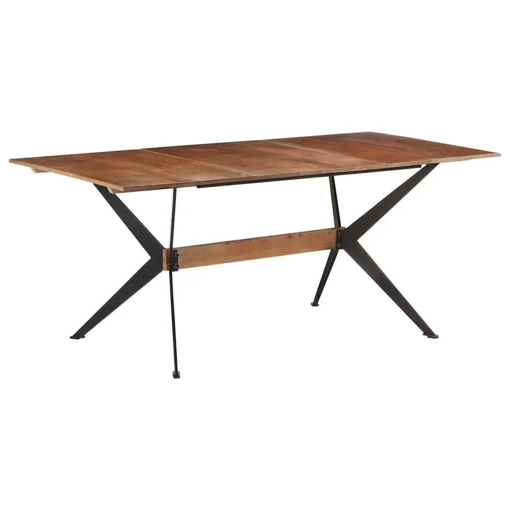 Solid Mango Wood Dining Table 180x90x76 cm