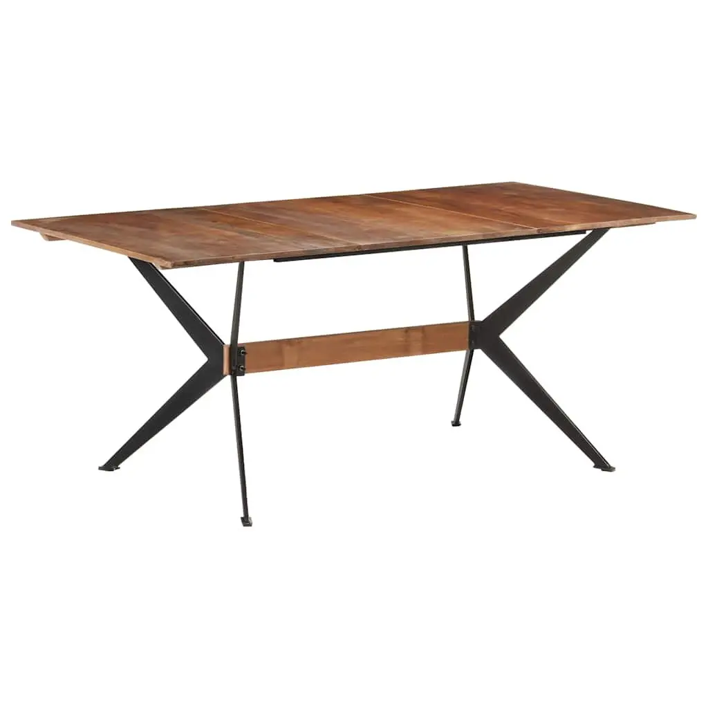 Solid Mango Wood Dining Table 180x90x76 cm