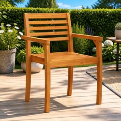 Premium Quality Wooden Outdoor Chairs Set of 8
