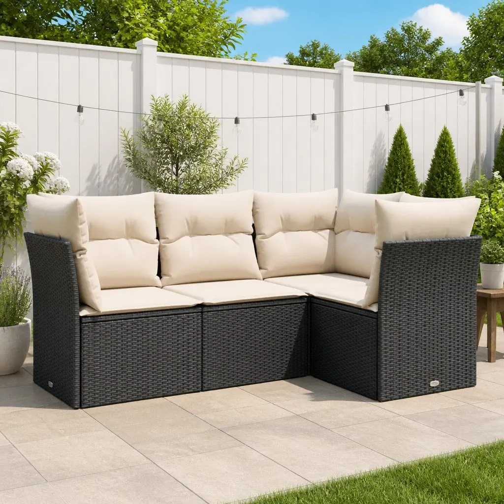 4-Piece Garden Sofa Set for Outdoor Relaxation