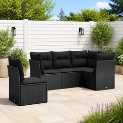 Stylish 5 Piece Garden Sofa Set with Cushions