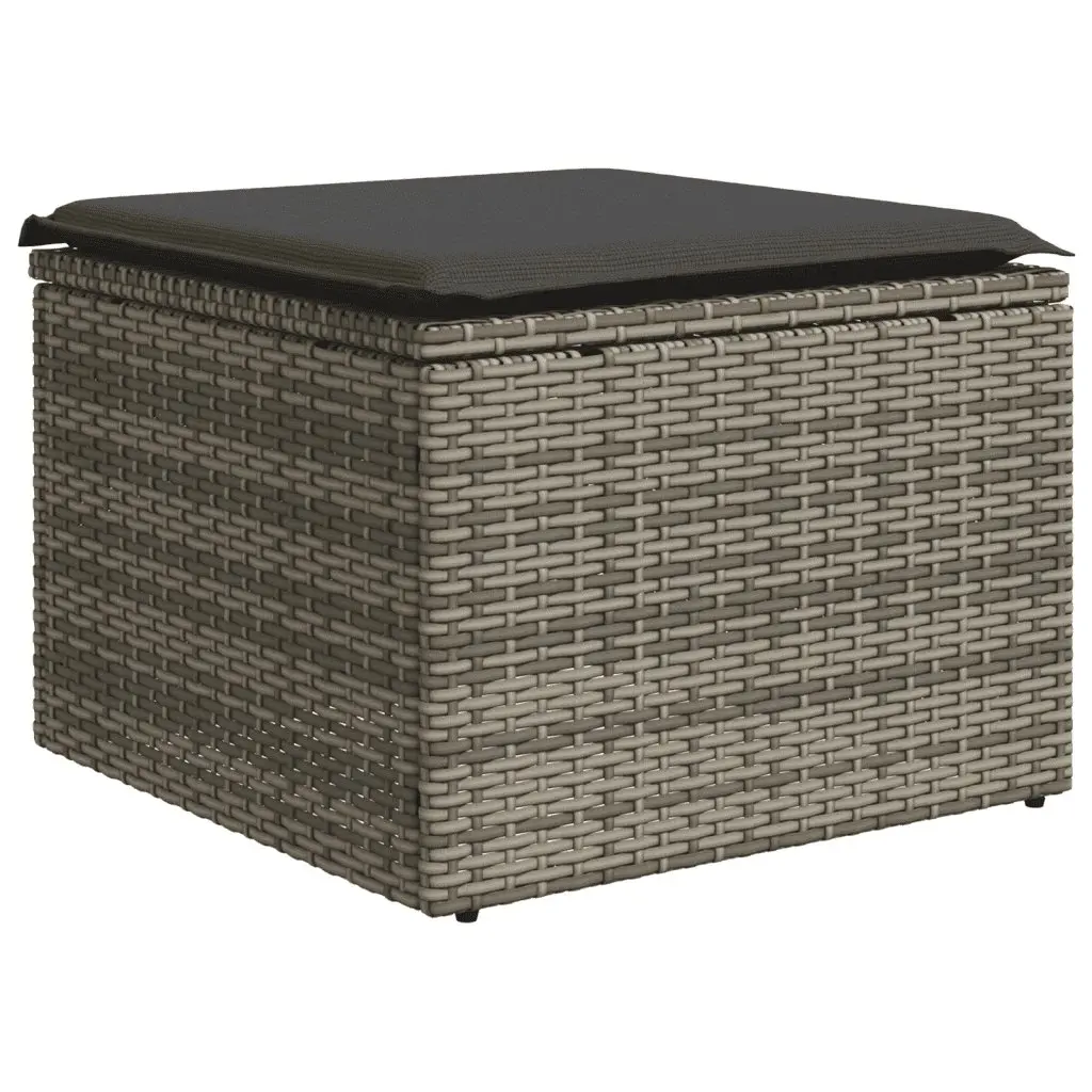 7 Piece Grey Outdoor Garden Sofa Set