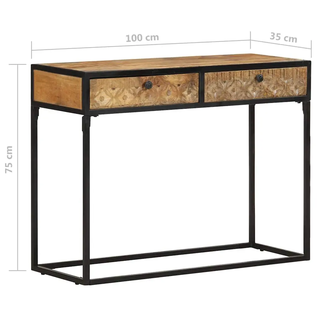 Industrial Style Console Table 100x35x75 cm