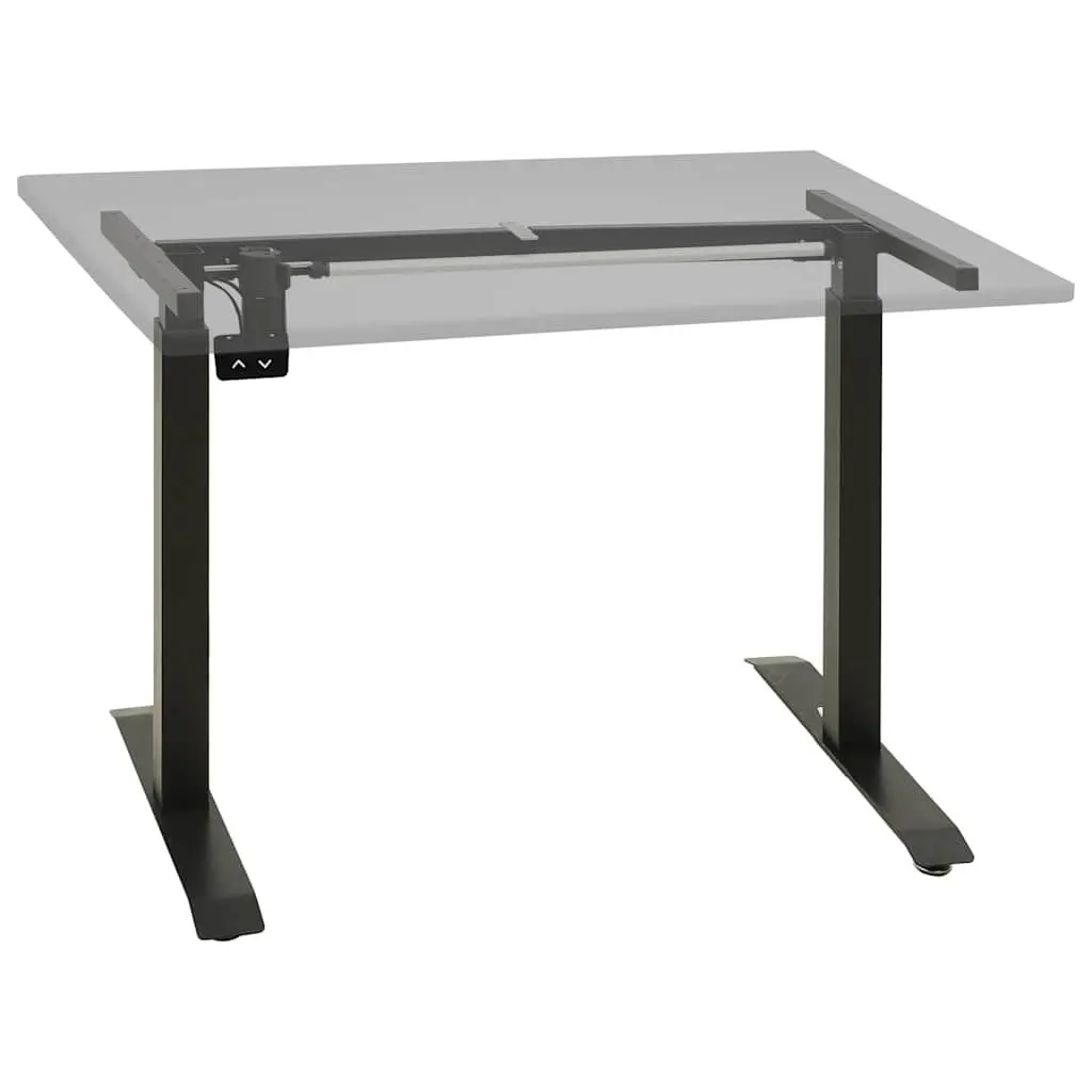 Electric Height Adjustable Desk Frame in Black