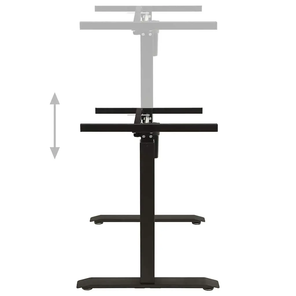 Electric Height Adjustable Desk Frame in Black