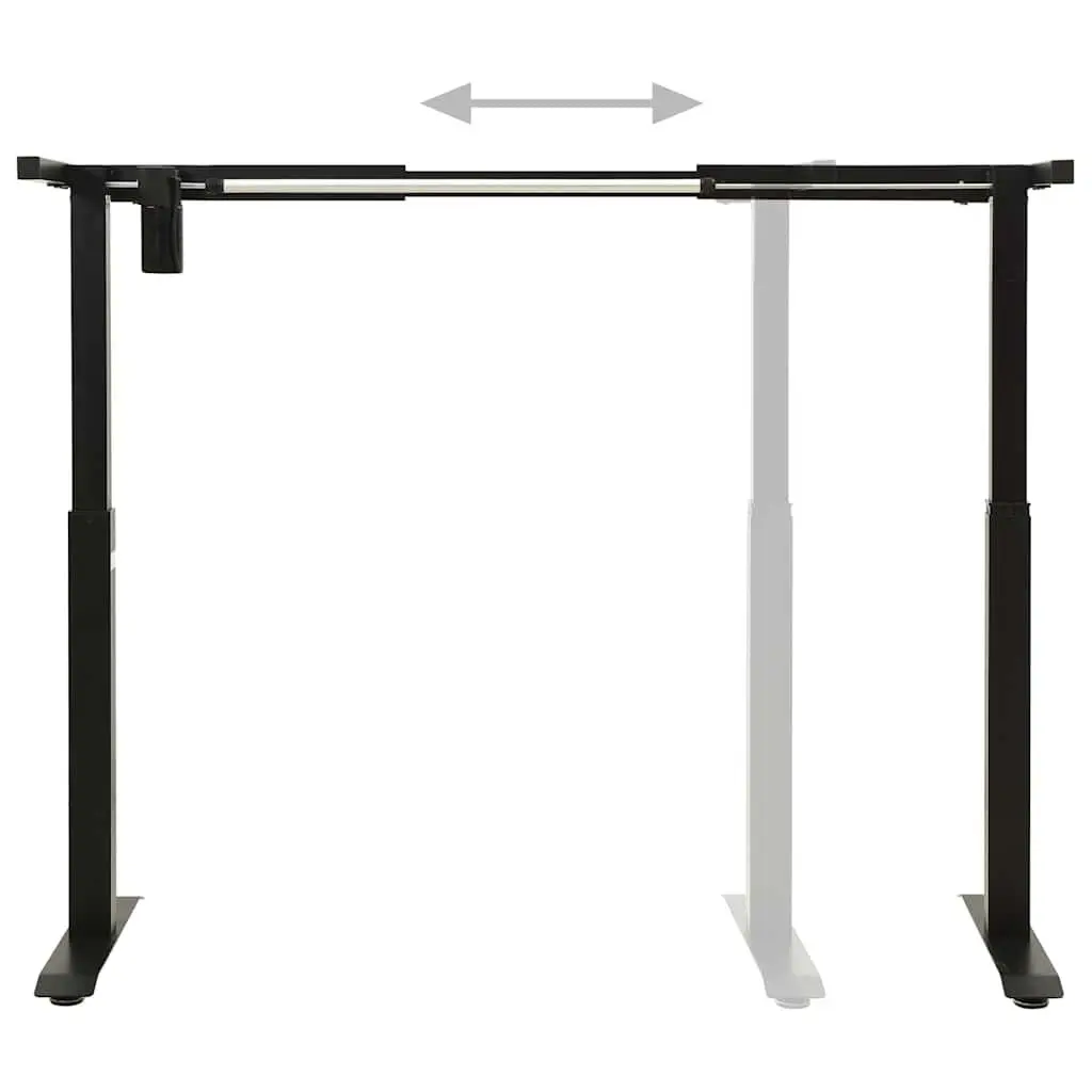 Electric Height Adjustable Desk Frame in Black