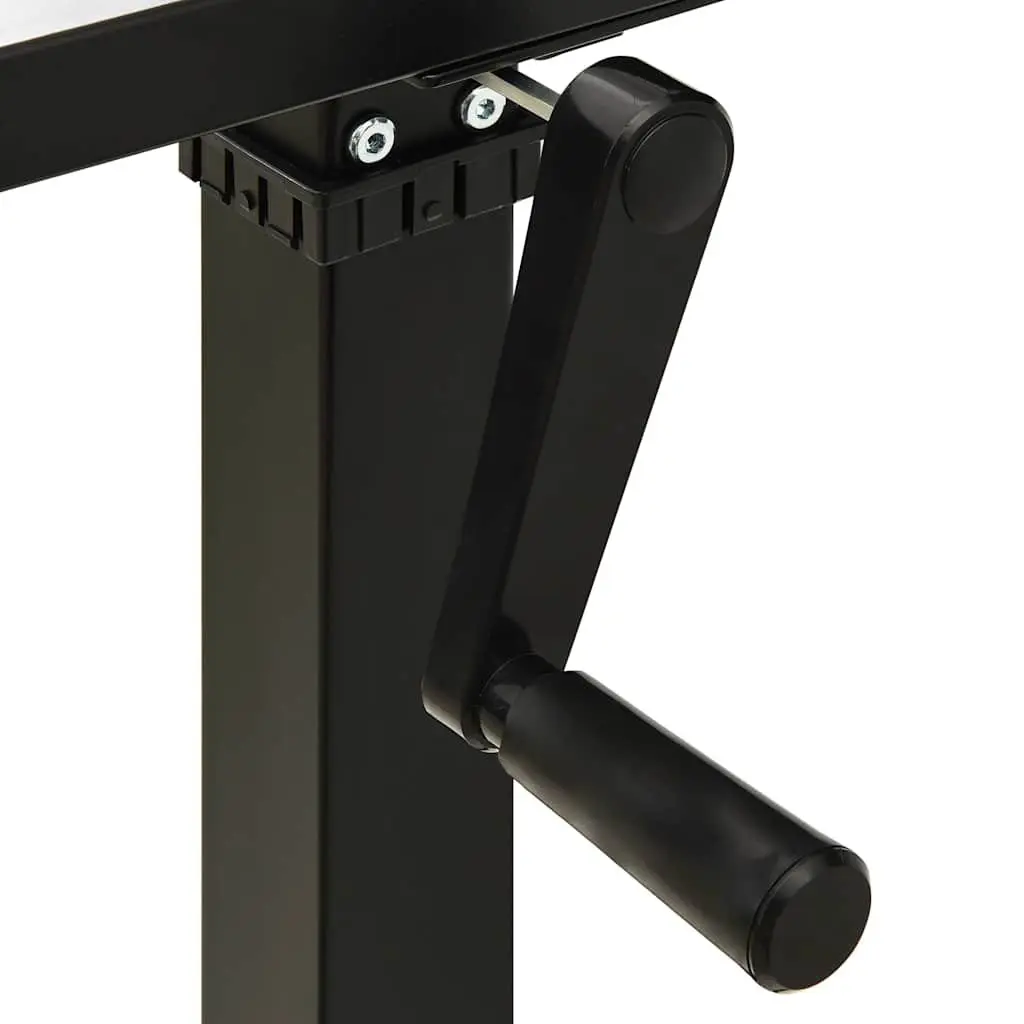 Manual Height Adjustable Desk Frame with Hand Crank