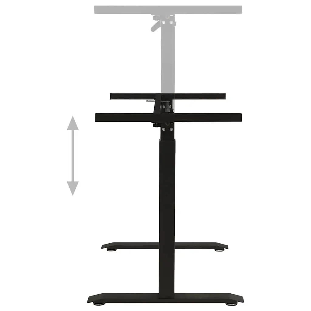 Manual Height Adjustable Desk Frame with Hand Crank