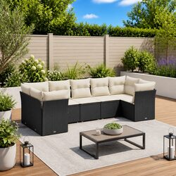 Stylish 7 Piece Garden Sofa Set for Outdoor Spaces