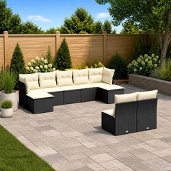 Durable 9 Piece Garden Sofa Set for Outdoor Spaces