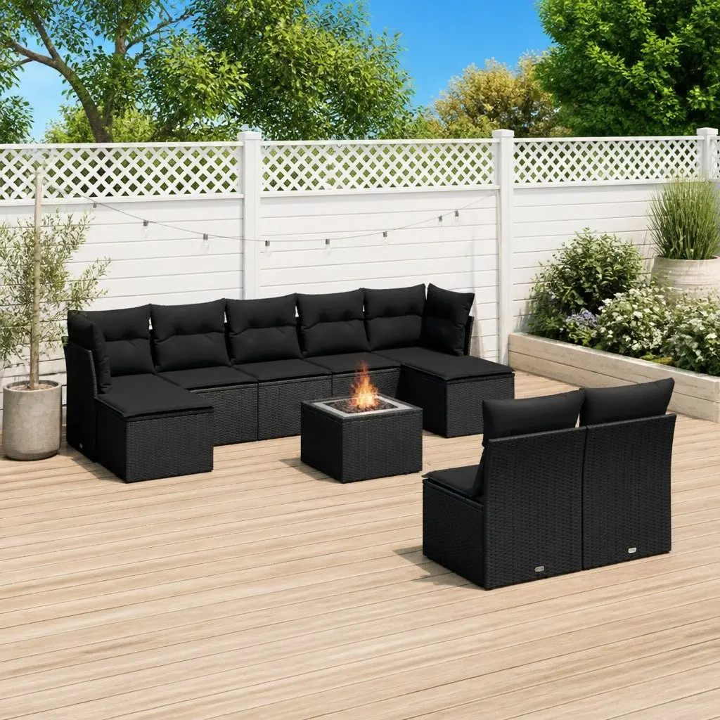 10 Piece Garden Sofa Set for Outdoor Relaxation