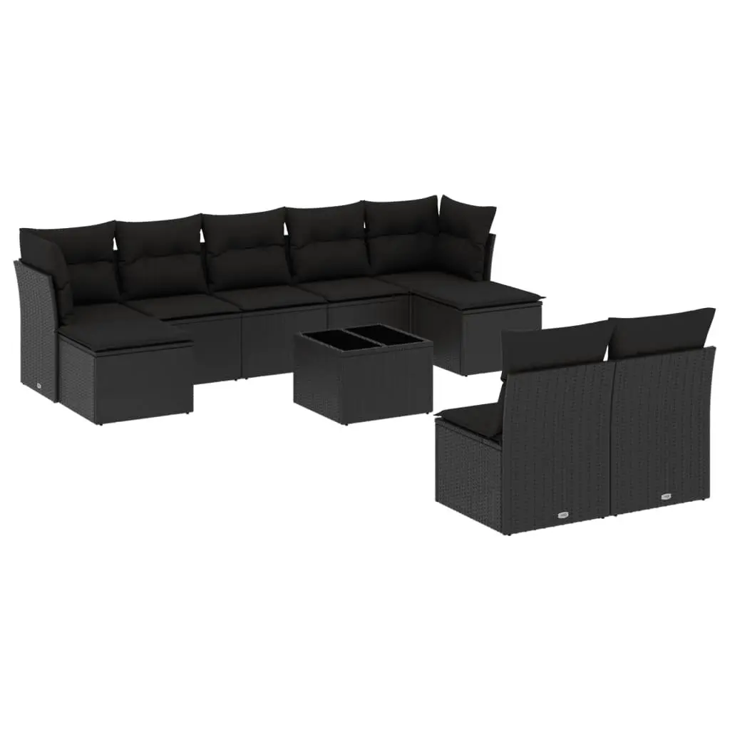 10 Piece Garden Sofa Set for Outdoor Relaxation