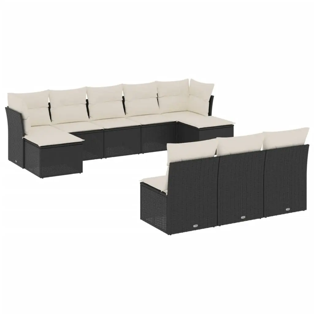 10 Piece Modular Garden Sofa Set with Cushions