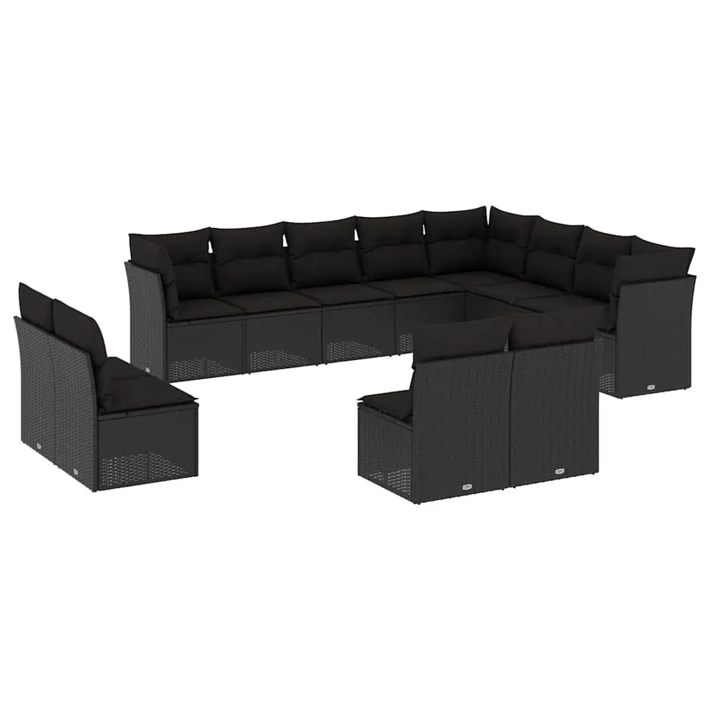 Modular Garden Sofa Set with Cushions